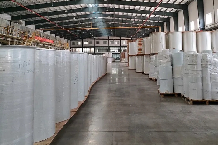 Self-adhesive thermal cash register label