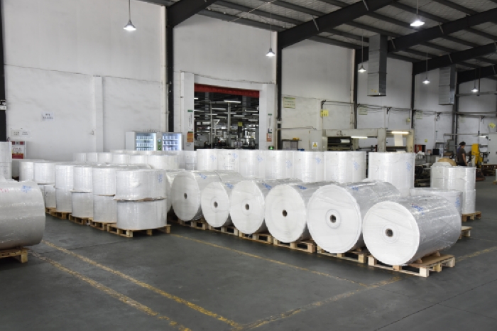 Self-adhesive thermal logistics label