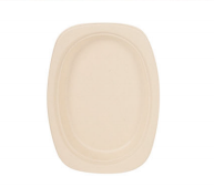 9inch Square Oval Plate