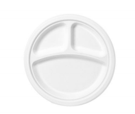 9inch-3 Compartments Round Plate