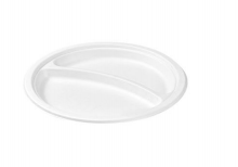 9inch-2 Compartments Round Plate